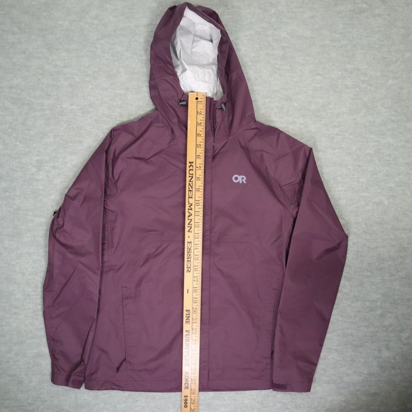 Outdoor Research Apollo Rain Jacket Women's Small Purple Waterproof Hooded Shell - Picture 7 of 9